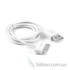 30 pin USB кабель для Apple iPhone 3GS/4S 100 см білий