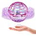 Інноваційна іграшка літаючий спінер куля бумеранг з пультом ДК та LED-підсвічуванням Flying Spinner Blue Рожевий