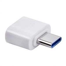 Перехідник OTG USB 3.1 Type-C Male to USB 3.0 Female White