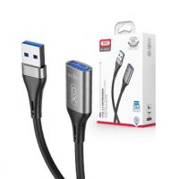 USB Подовжувач XO NB220 3.0 USB to USB data cable 3m Black