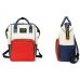 Рюкзак для мами Baby Bag водовідштовхувальний з Термосумкою White-Blue-Red