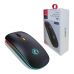 Безпровідна мишка iMice E-1300 RGB 1600dpi безшумна з вбудованим акумулятором Black